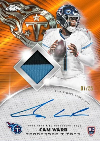 2025 Topps Chrome Football Mega Box - Fanatics Exclusive — photo 6