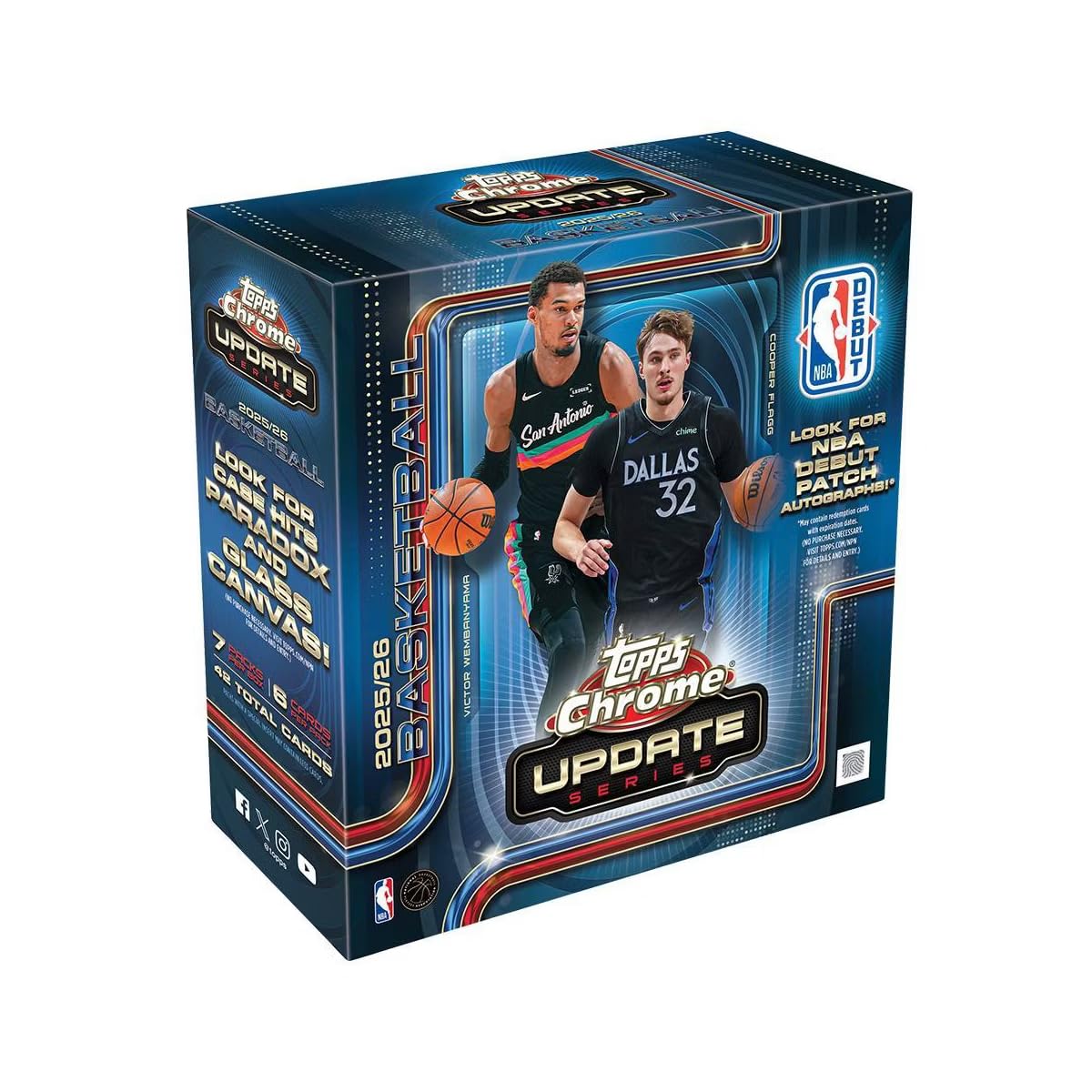 2025 Topps Chrome Update Basketball Mega Box