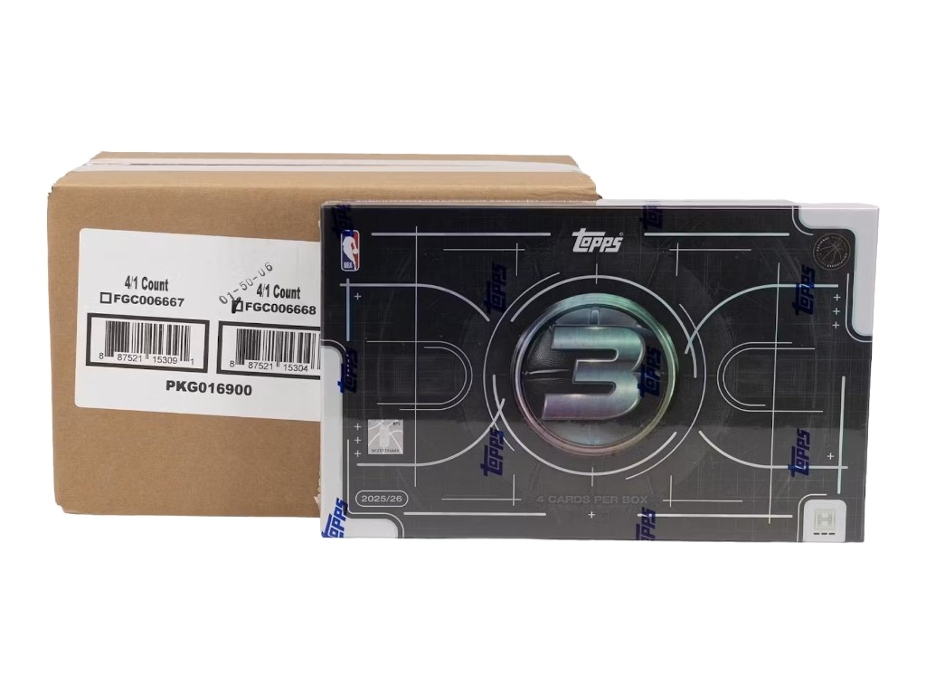 2025-26 Topps 3 Basketball - Hobby Box (Sealed Case)