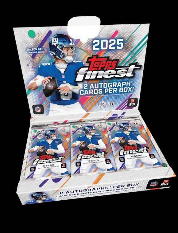 2025 Topps Finest Football Hobby Box — photo 2