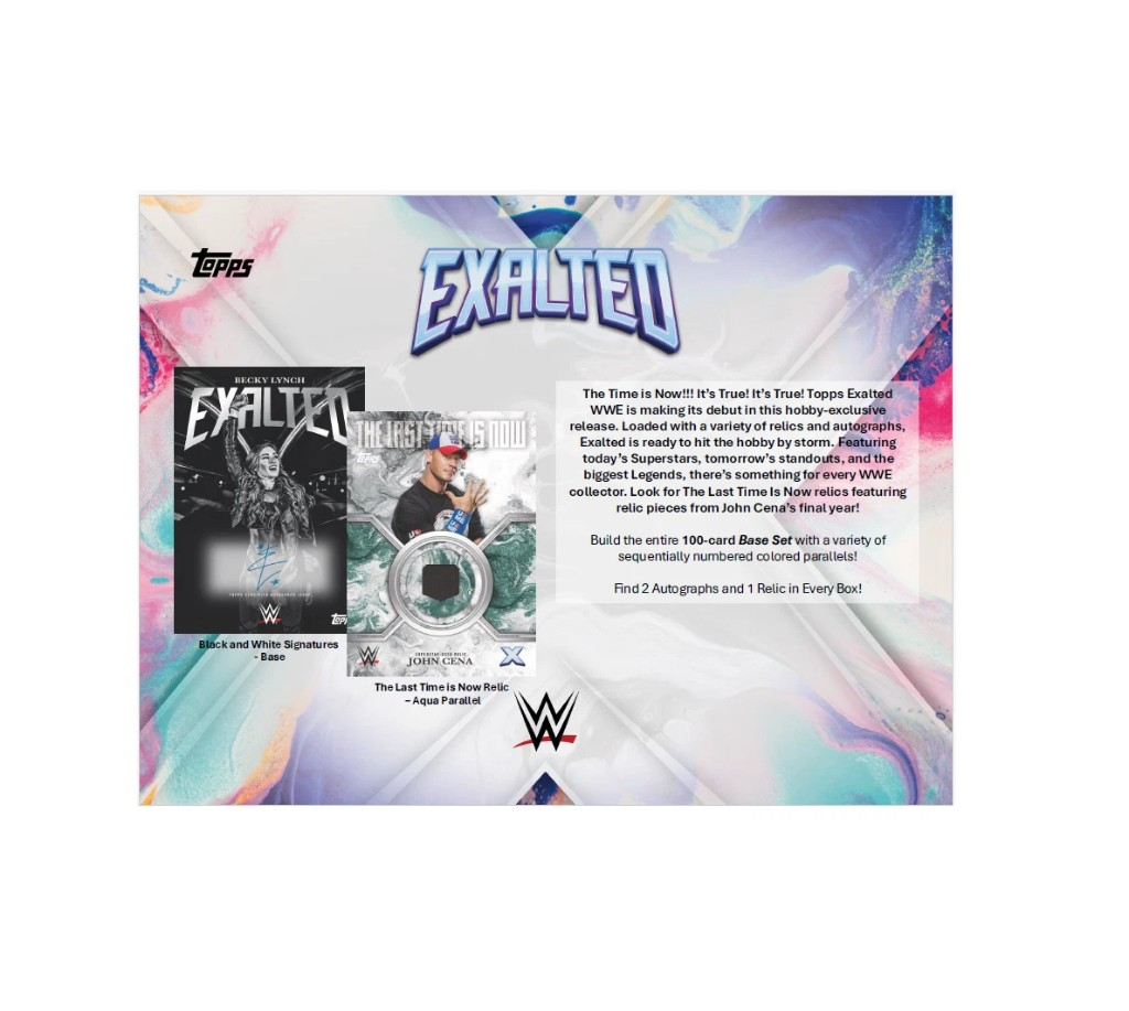2025 Topps Exalted WWE - Hobby Box - Sealed Case — photo 4