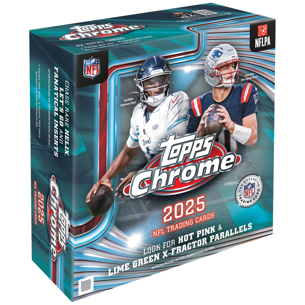2025 Topps Chrome Football Mega Box